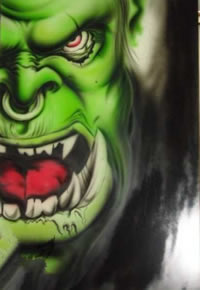 手稿魔兽之王纹身图案