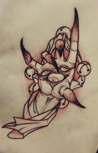 手纹身图案手稿