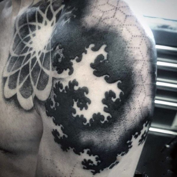 个性纹身   设计感十足的个性几何纹身图案