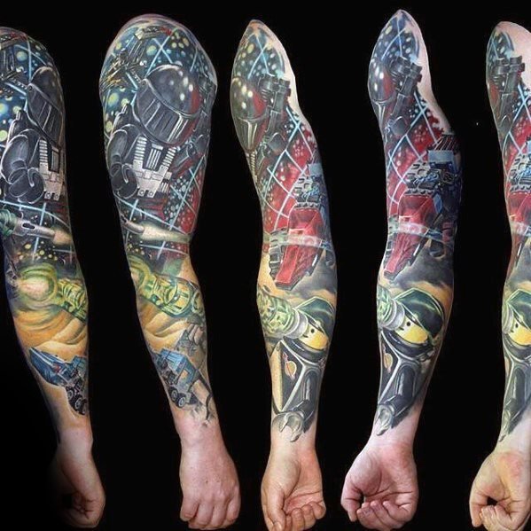 有趣的纹身  童趣十足的乐高玩具纹身图案