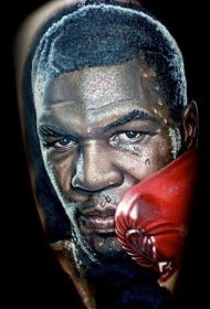 纹身人物图片  精神焕发的人物纹身图案