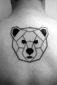 纹身背部    设计感十足的背部纹身图案