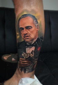 人物纹身图案   多款不同风格的人物肖像纹身图案