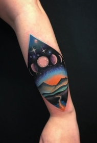 纹身星球   创意的星际系列纹身