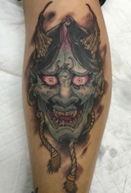 日本图腾纹身图案-彩绘水彩素描描绘的创意日本传统图腾纹身图案缩略频道推荐图