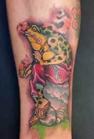 彩色动物纹身-色彩丰富的彩色小动物纹身图纹身
