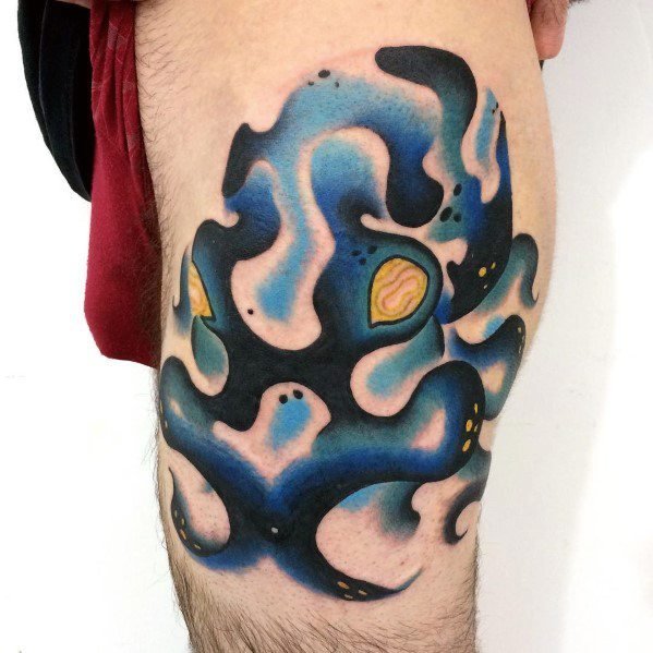 渐变色纹身_彩色的9张渐变色纹身图案作品