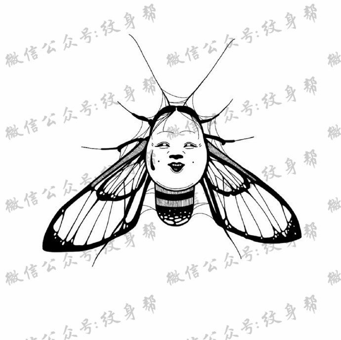 创意插画手稿_27张黑白色创意插画纹身手稿图案欣赏