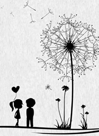 蒲公英纹身手稿_26张适合女生的纹身小清新蒲公英手稿刺青图案图片