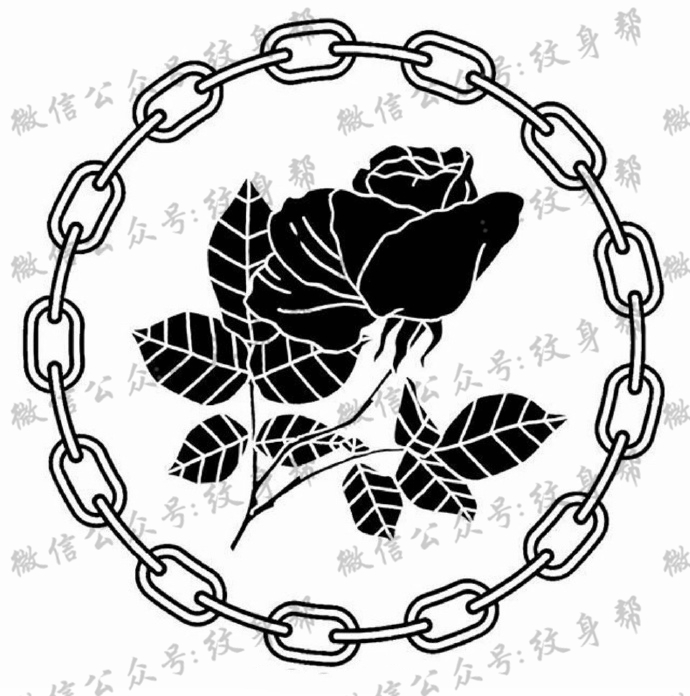 黑白色调手稿_27张由黑白色调组成的创意纹身手稿图案