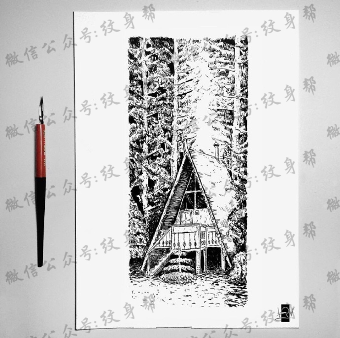 创意黑白手稿_23张创意个性的黑白色创意手稿图欣赏