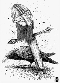 创意黑白素材_23张漂亮的创意黑白纹身手稿图案图片