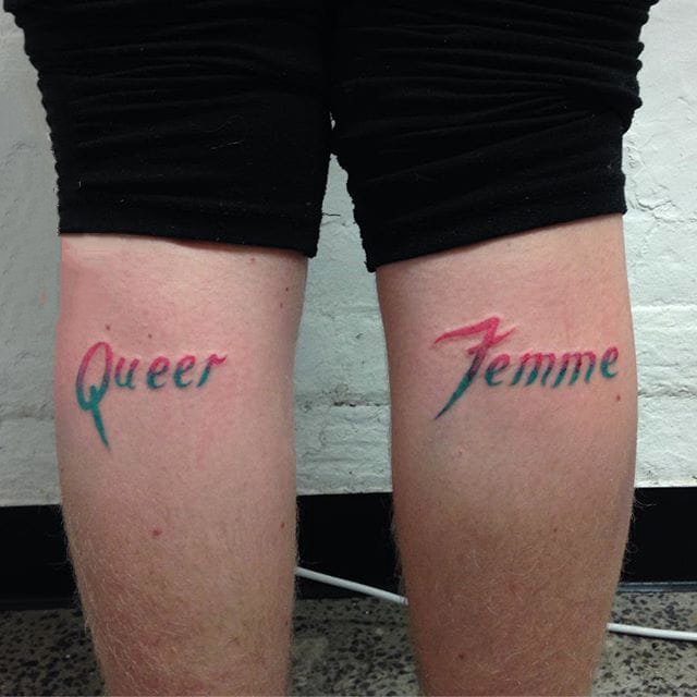 小清新纹身-创意有趣的七彩彩虹元素的文艺小清新纹身图案