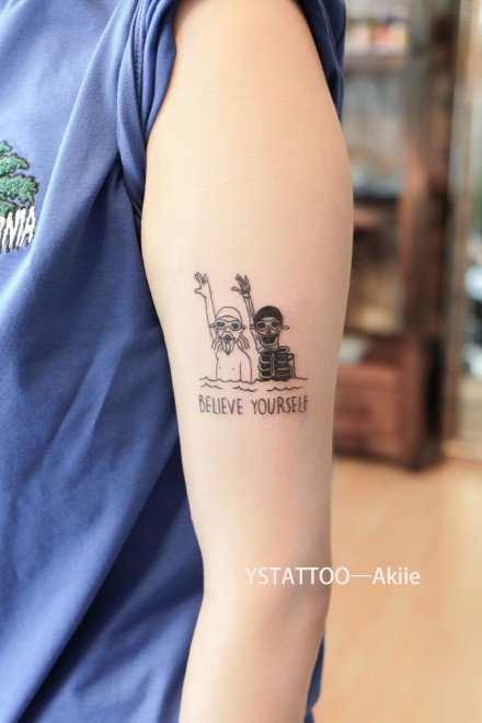 小图案纹身-9张创新又有趣的小图案纹身图片