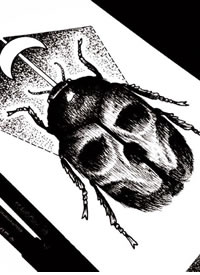 暗黑系纹身手稿-18张暗黑系创意手稿图案