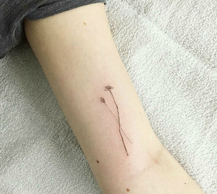 小清新纹身-简单中透露出的个性小清新小图案纹身图片
