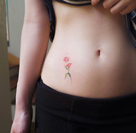 小清新纹身-接受不了复杂且很大的纹身图纹身也能小清新的纹身图片