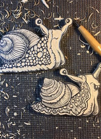 版画手稿-18张关于版画布贴的创意手稿图片