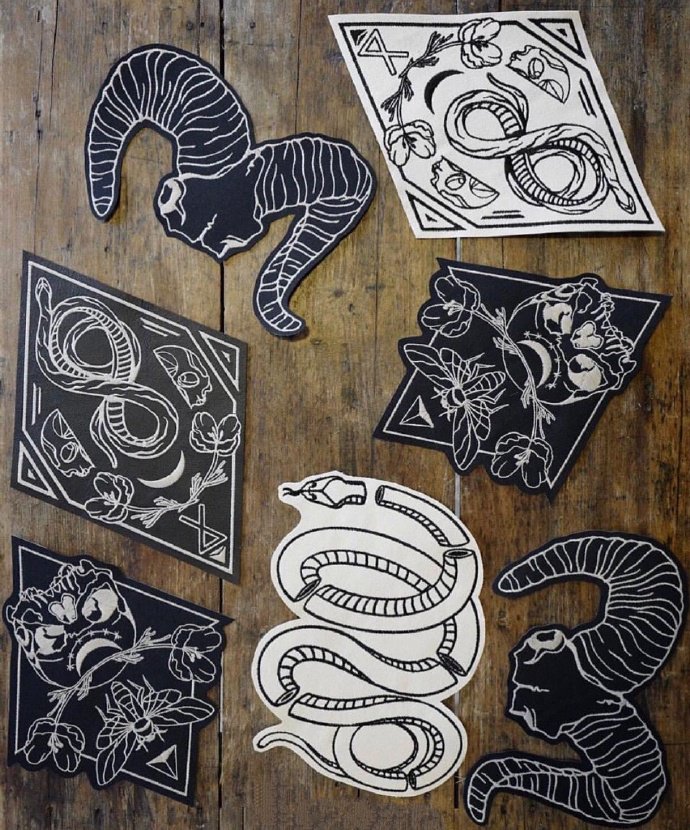 版画手稿-18张关于版画布贴的创意手稿图片