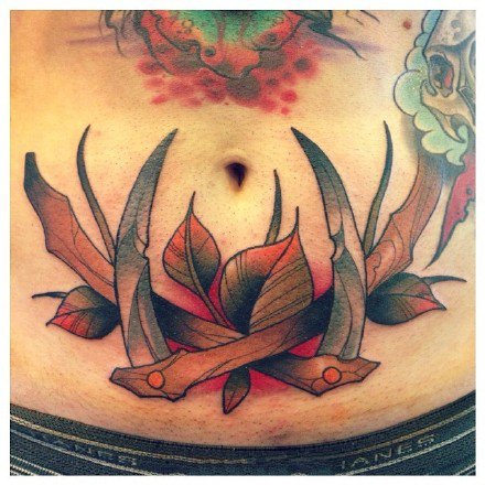 彩色纹身图片-9张画面感十足的创意纹身图案