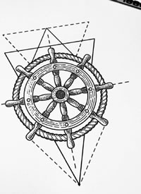 创意手稿图案-一生都想去纹一次的创意纹身手稿图案