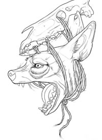 newschool纹身手稿图案-9张好看的newschool风格图片