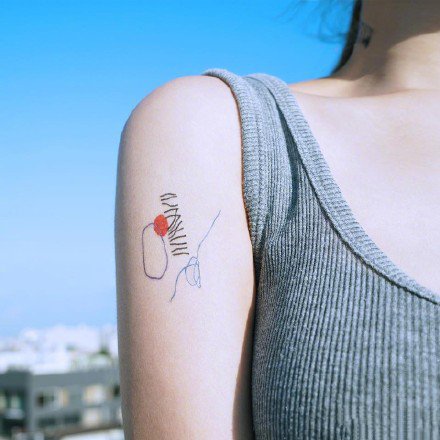 小清新纹身图案-清新感十足的夏日纹身图片