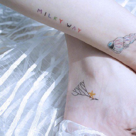 小清新纹身图案-清新感十足的夏日纹身图片