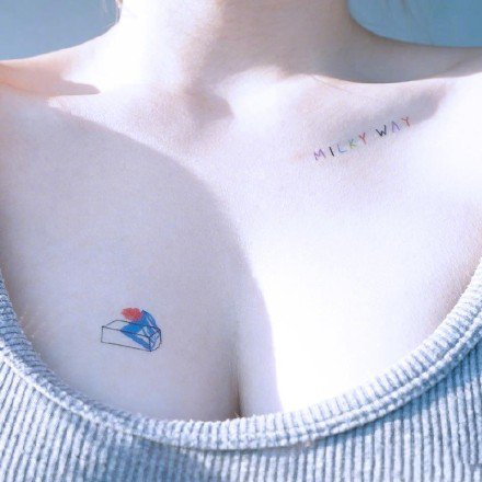 小清新纹身图案-清新感十足的夏日纹身图片