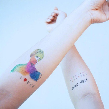 小清新纹身图案-清新感十足的夏日纹身图片