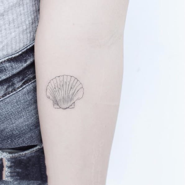 小清新纹身图案-黑灰素描点刺技巧描绘的创意文艺小清新小图案纹身图案