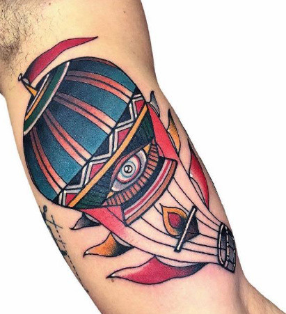 old school风格的纹身图案-纹的干净利落的纹身图片