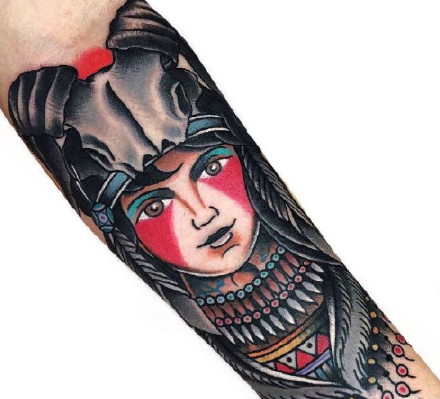 old school风格的纹身图案-纹的干净利落的纹身图片