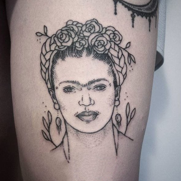 创意纹身图案-黑色线条创意有趣精致可爱的纹身图案