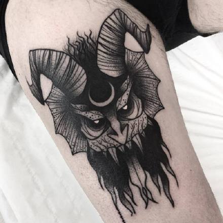 酷炫纹身图案-9张好看的酷黑纹身图片