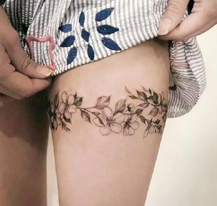 手环脚环纹身图案-各种不同环形纹身图片