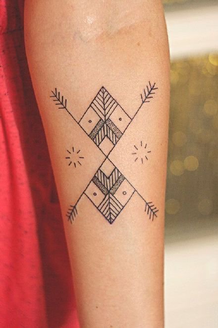 小清新纹身图案-有颗想去纹小清新纹身的心唯美纹身图案