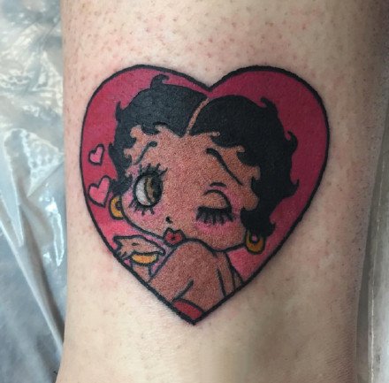 贝蒂beety纹身图案-可爱的贝蒂beety ​纹身图片