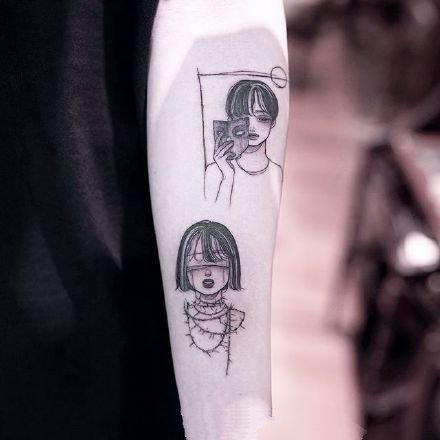 个性纹身图案-个性的男生女生纹身图片