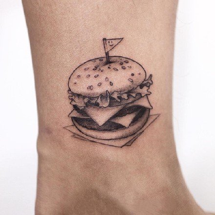 黑灰纹身图案-可爱又精致的黑灰小纹身图片