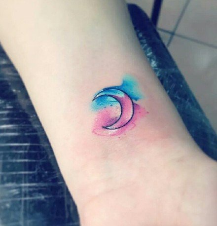 水彩风纹身图案-原创创意水彩风格的纹身图片