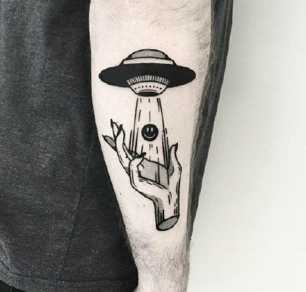 素描纹身图案-好看的黑灰创意素描小图案纹身图片