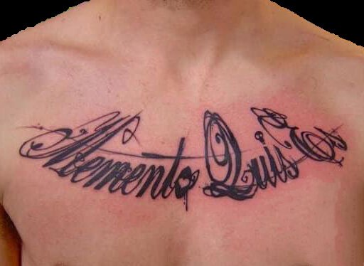 异域风格的拉丁文纹身图案-拉丁文纹身图片