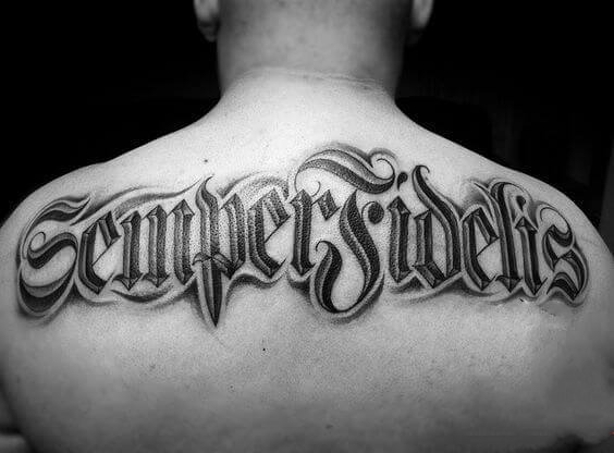 异域风格的拉丁文纹身图案-拉丁文纹身图片