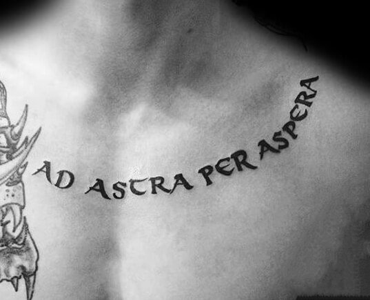 异域风格的拉丁文纹身图案-拉丁文纹身图片