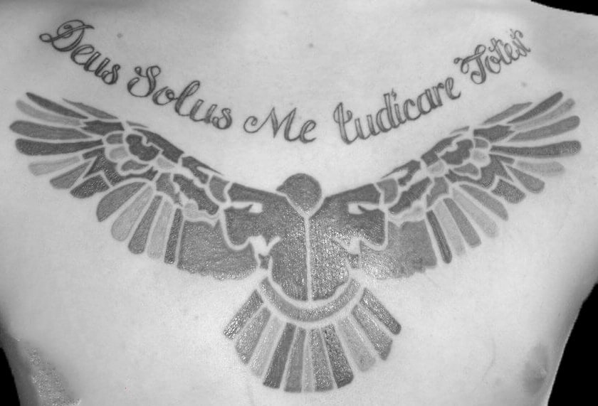 异域风格的拉丁文纹身图案-拉丁文纹身图片