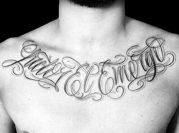 异域风格的拉丁文纹身图案-拉丁文纹身图片