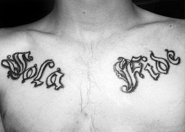 异域风格的拉丁文纹身图案-拉丁文纹身图片