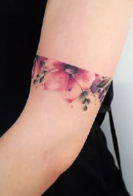 臂环纹身-适合男生女生环绕手臂和脚上的纹身图案缩略频道推荐图