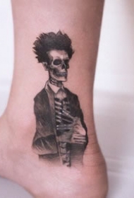 黑灰纹身图案-可爱又精致的黑灰小纹身图片